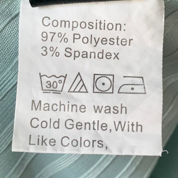 Light Blue Striped Dress with Lace Trim Coquette Ballet Skirt Size Small - Picture 10 of 13